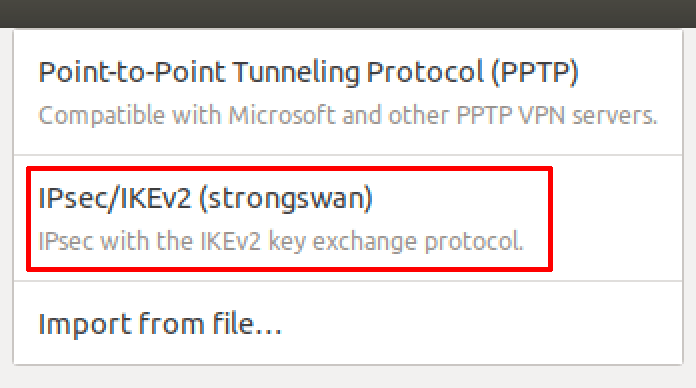 Ubuntu ikev2 client настройка